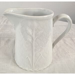 Vtg. 1983 Royal Worcester Fine Porcelain Pitcher 5" Tall White Made in England